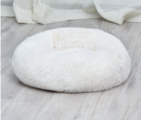 Doghouse plush round pets keep warm in autumn and winter - PetsLoveStory®