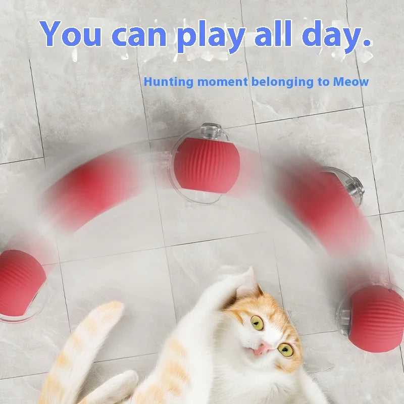 Rotating Smart Ball Cat Toy - PetsLoveStory®