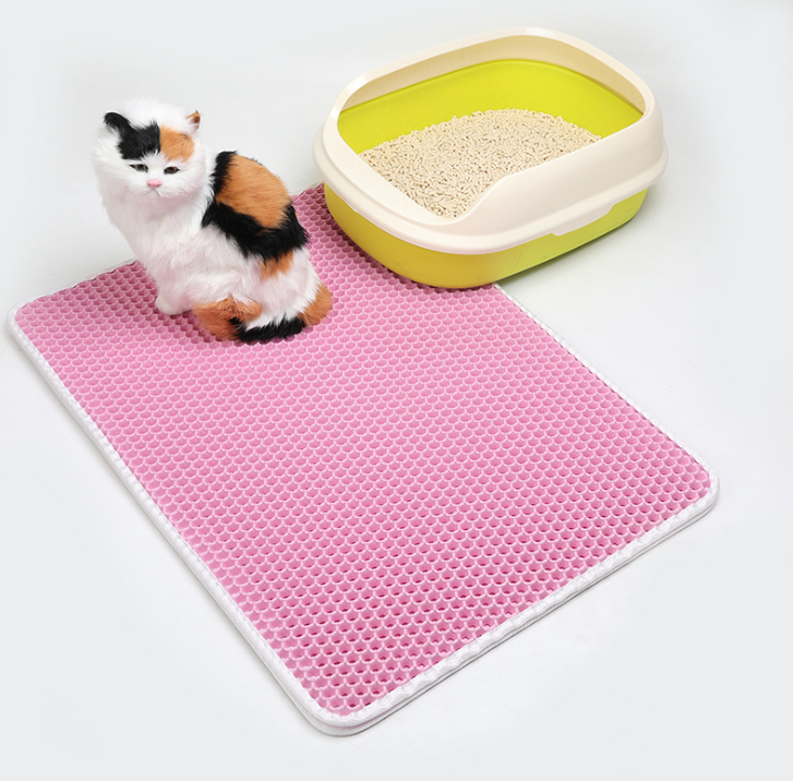 Pet Cat Litter Mat Pet Supplies EVA Double Cat Litter Mat - PetsLoveStory®