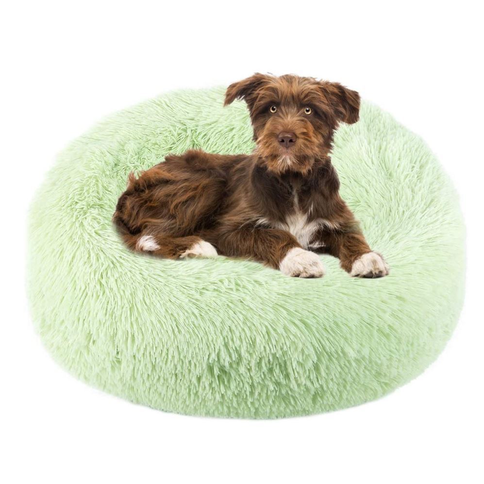 Doghouse plush round pets keep warm in autumn and winter - PetsLoveStory®