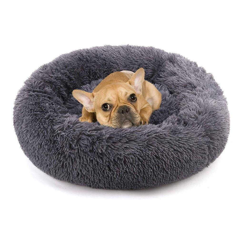 Doghouse plush round pets keep warm in autumn and winter - PetsLoveStory®