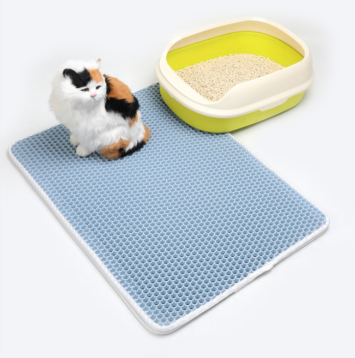 Pet Cat Litter Mat Pet Supplies EVA Double Cat Litter Mat - PetsLoveStory®