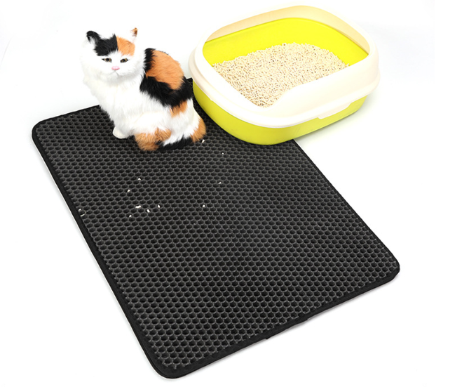 Pet Cat Litter Mat Pet Supplies EVA Double Cat Litter Mat - PetsLoveStory®