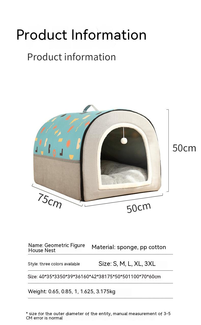 PetsLoveStory® Large Dog House Kennel - PetsLoveStory®