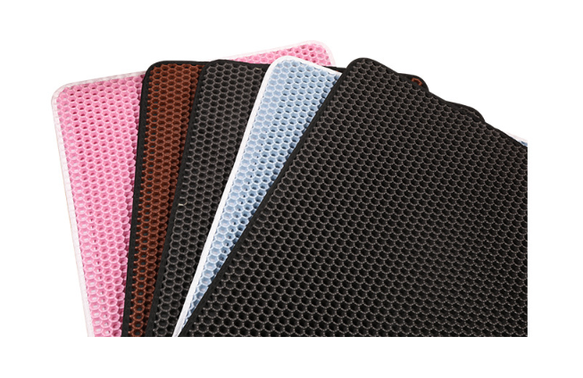 Pet Cat Litter Mat Pet Supplies EVA Double Cat Litter Mat - PetsLoveStory®