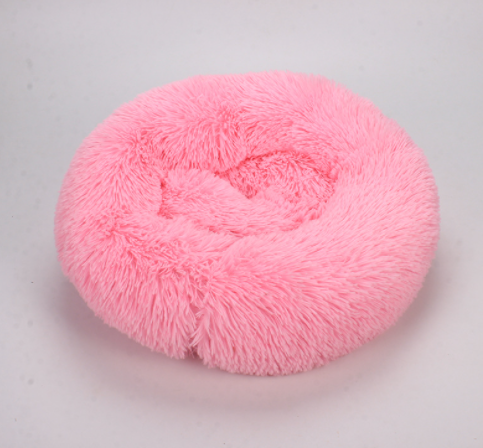 Doghouse plush round pets keep warm in autumn and winter - PetsLoveStory®