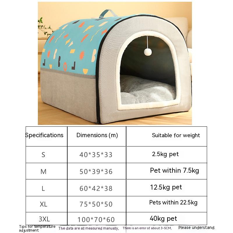 PetsLoveStory® Large Dog House Kennel - PetsLoveStory®