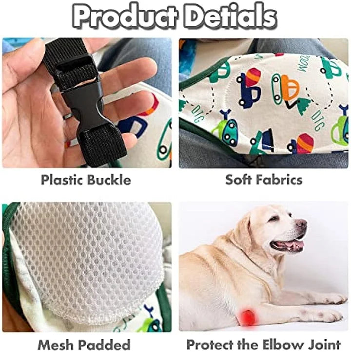 Dog Elbow Protector, Elbow Sleeves with Mesh Pad for Medium Large Dogs - PetsLoveStory®