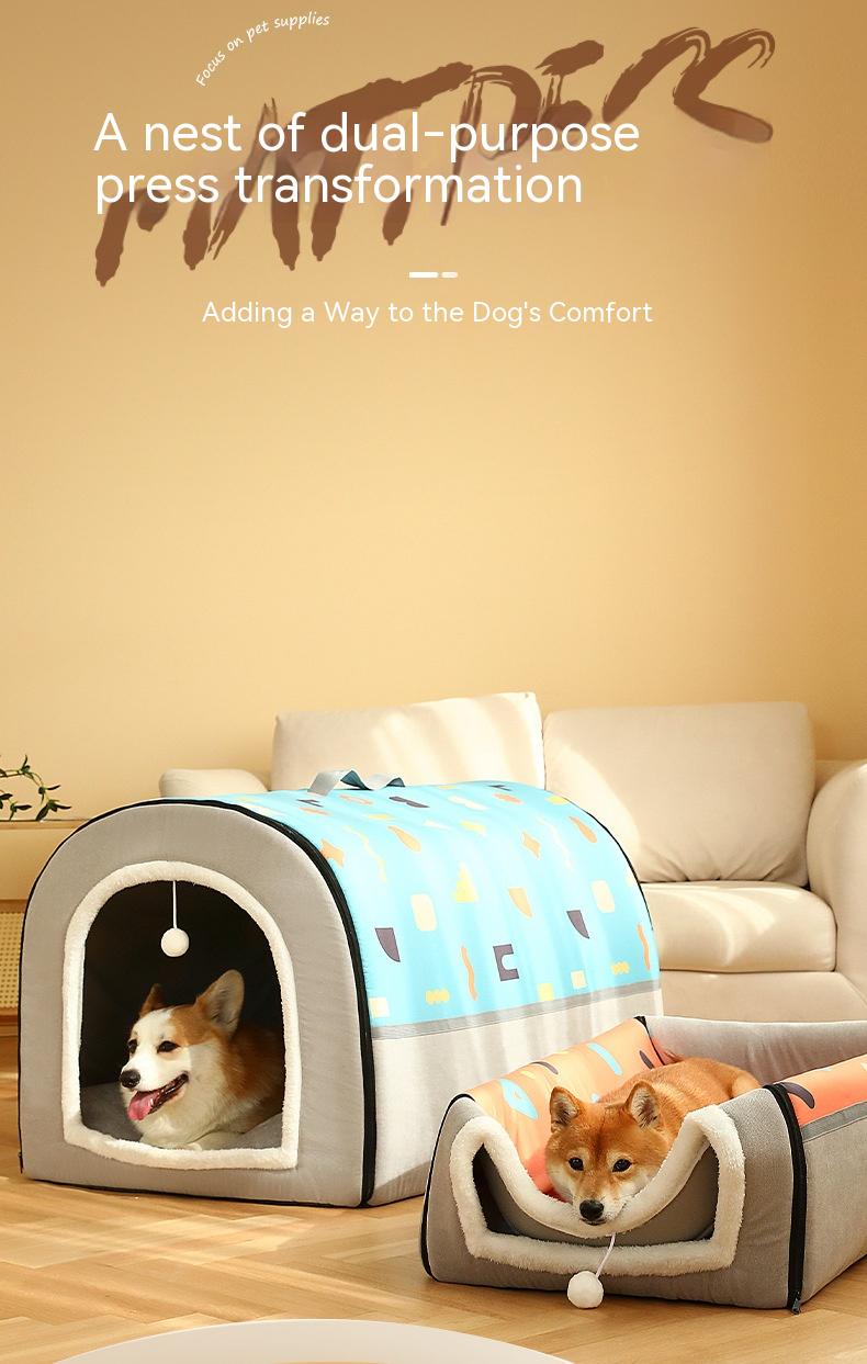 PetsLoveStory® Large Dog House Kennel - PetsLoveStory®