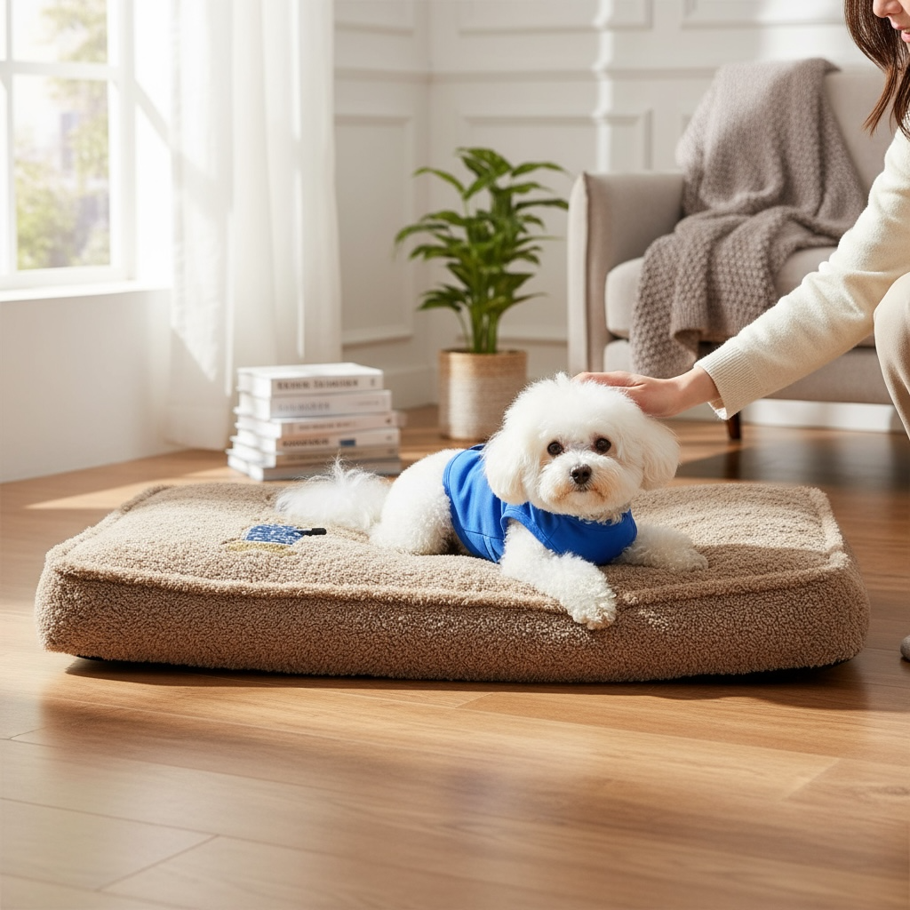 Nova cama aconchegante para animais de estimação
