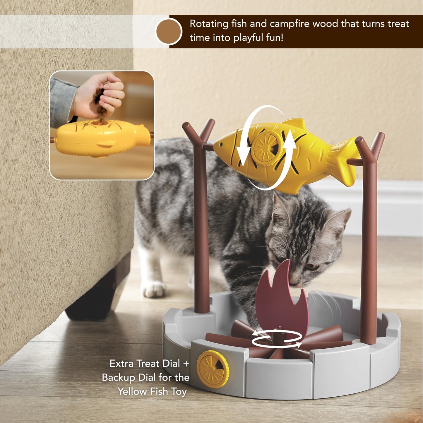 Grilled Fish Cat Treats Toy
