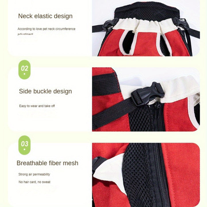 Pet Four-legged Bag Outdoor Carrying Bag