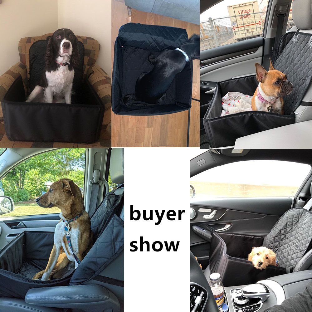 Pet Dog Car Seat Cover 2 In 1 Dog Car Protector Transporter Waterproof - PetsLoveStory®