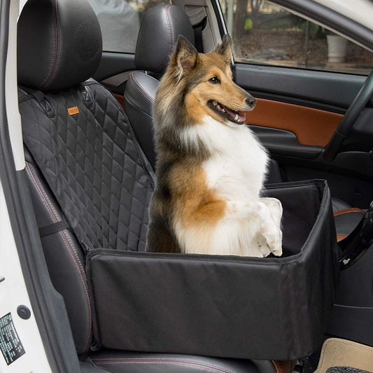 Pet Dog Car Seat Cover 2 In 1 Dog Car Protector Transporter Waterproof - PetsLoveStory®