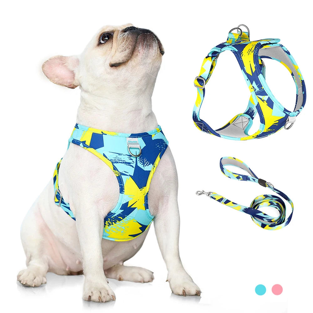 New Dog Cat Harness Adjustable Vest Walking Lead Leash For Puppy Dogs - PetsLoveStory®