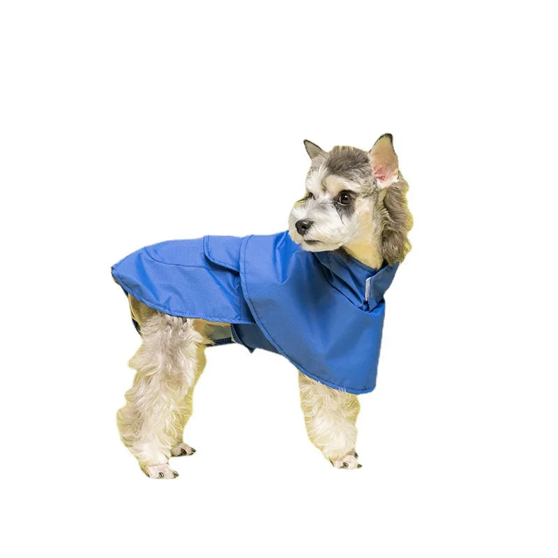Pets Dog Clothes Hooded Pet Raincoats Strip Dogs Rain Coat - PetsLoveStory®