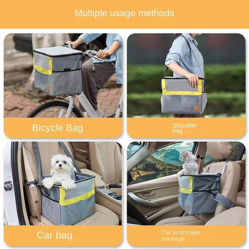 PetsLoveStory Pet Bicycle Basket - PetsLoveStory®