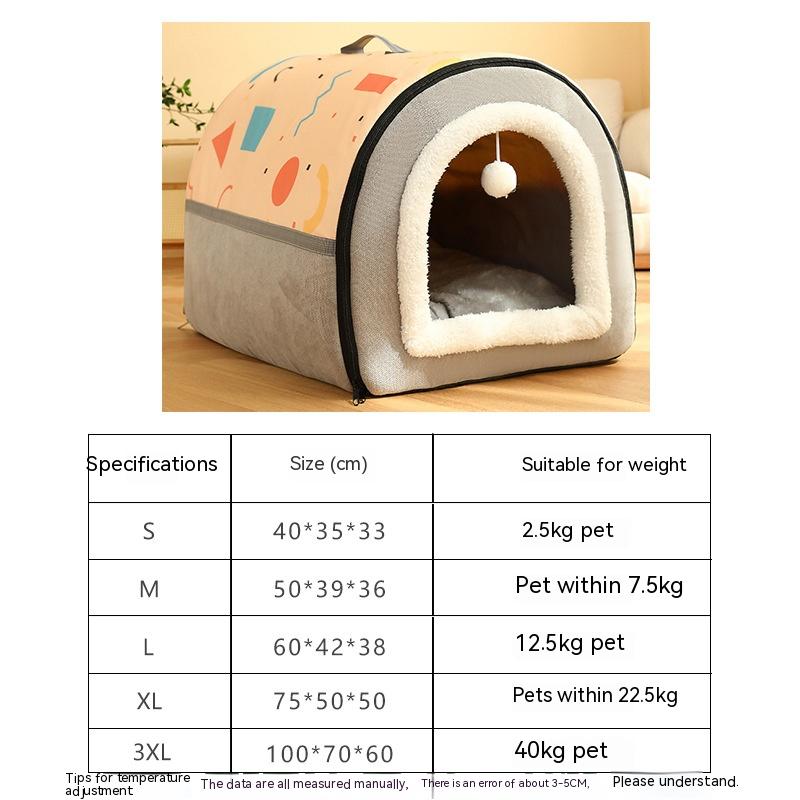 PetsLoveStory® Large Dog House Kennel - PetsLoveStory®