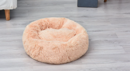 Doghouse plush round pets keep warm in autumn and winter - PetsLoveStory®