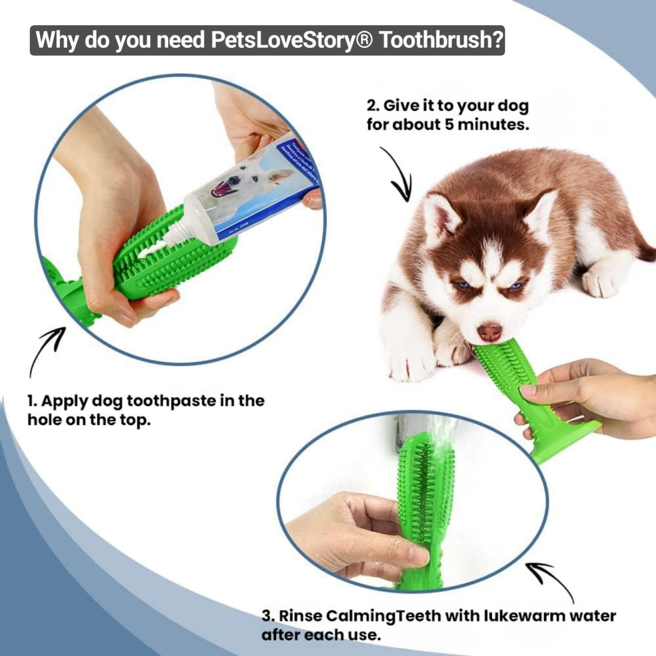 PetsLoveStory® Toothbrush Toy - PetsLoveStory®