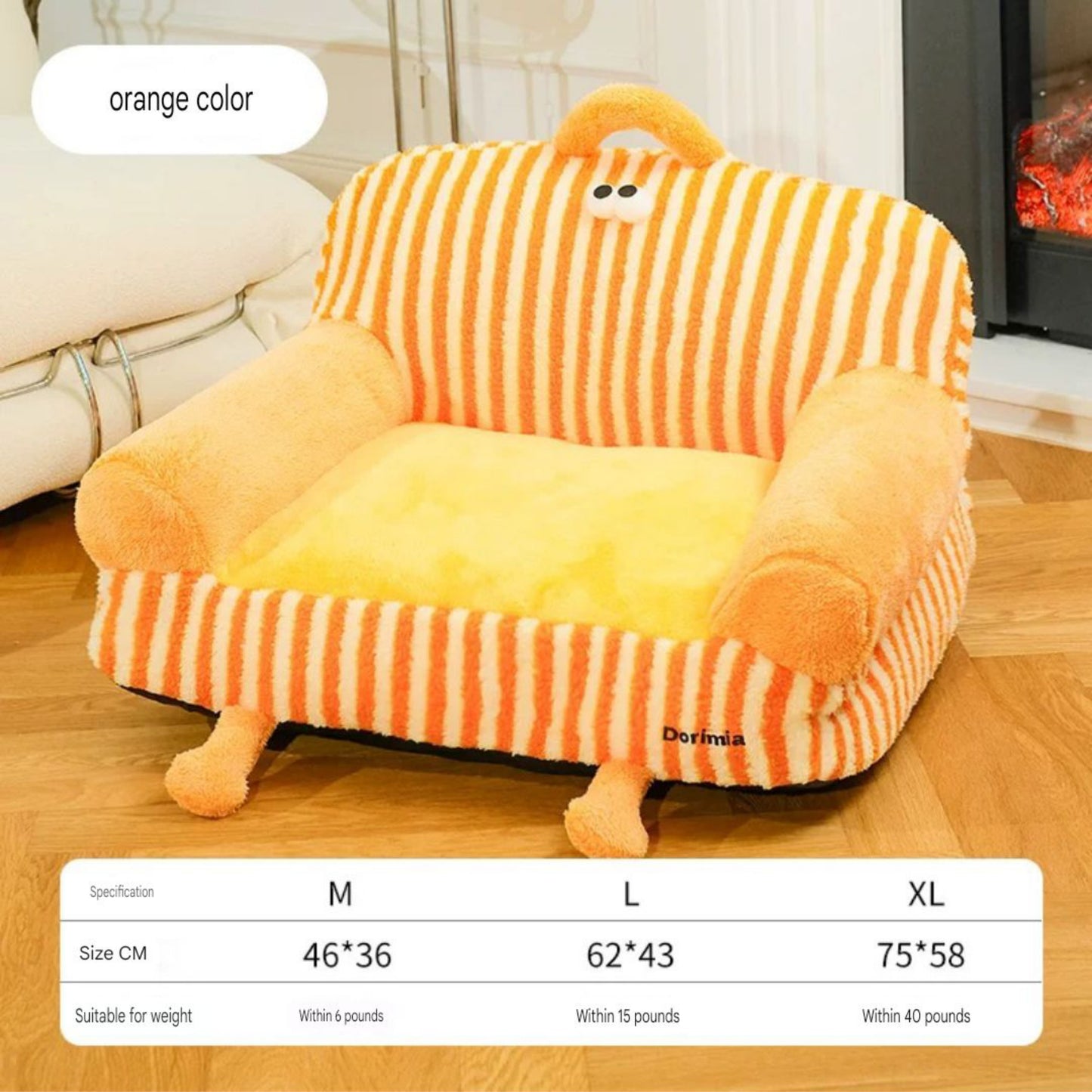Warm thick pet sofa bed removable and washable - PetsLoveStory®