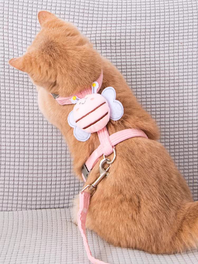 Bee Shape Cat Harness Traction Rope - PetsLoveStory®