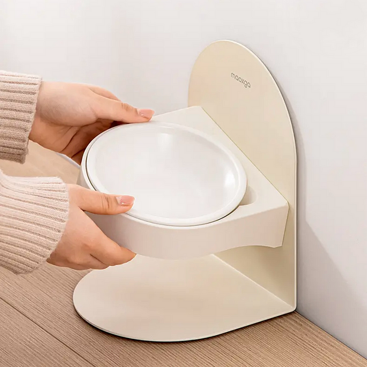 Adjustable ceramic bowl for cat - PetsLoveStory®
