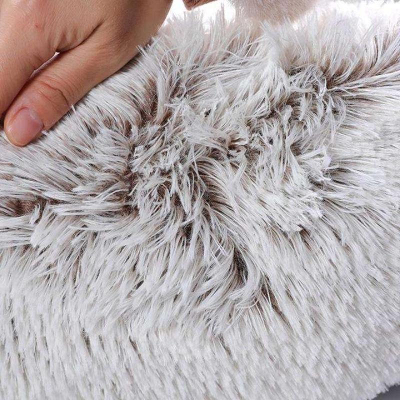 Doghouse plush round pets keep warm in autumn and winter - PetsLoveStory®