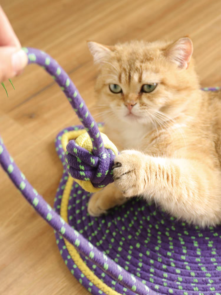 Ball integrated cat scratching mat - PetsLoveStory®