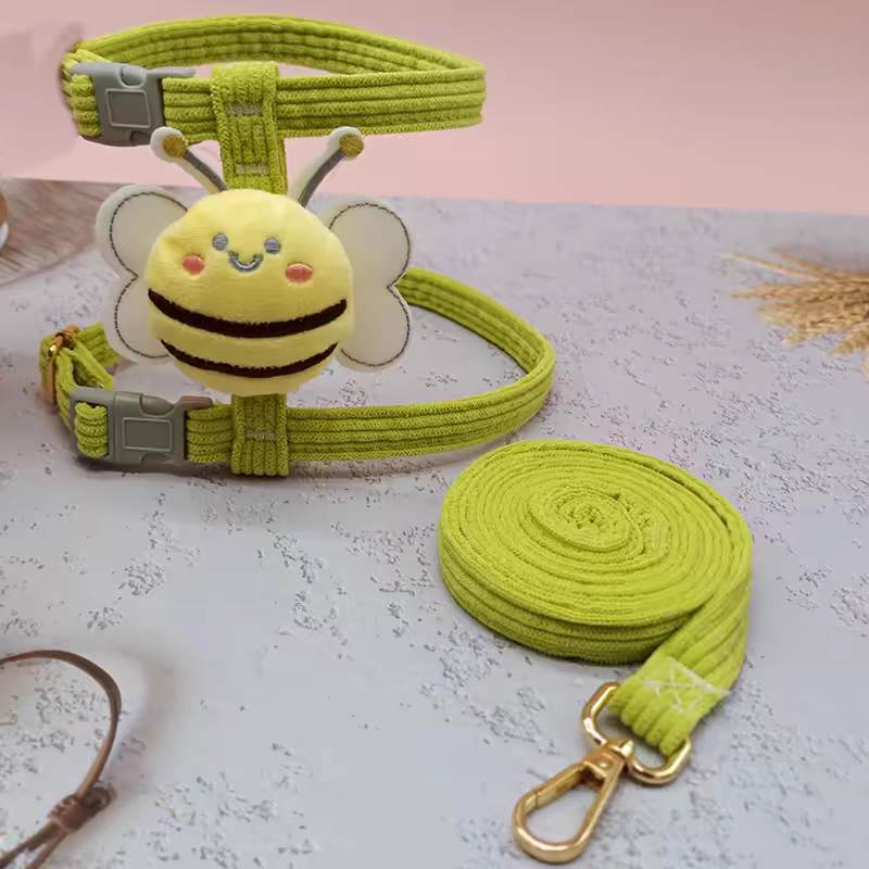 Bee Shape Cat Harness Traction Rope - PetsLoveStory®