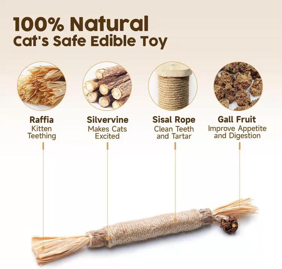 Cat Toys Silvervine Chew Stick - PP18 - PetsLoveStory®