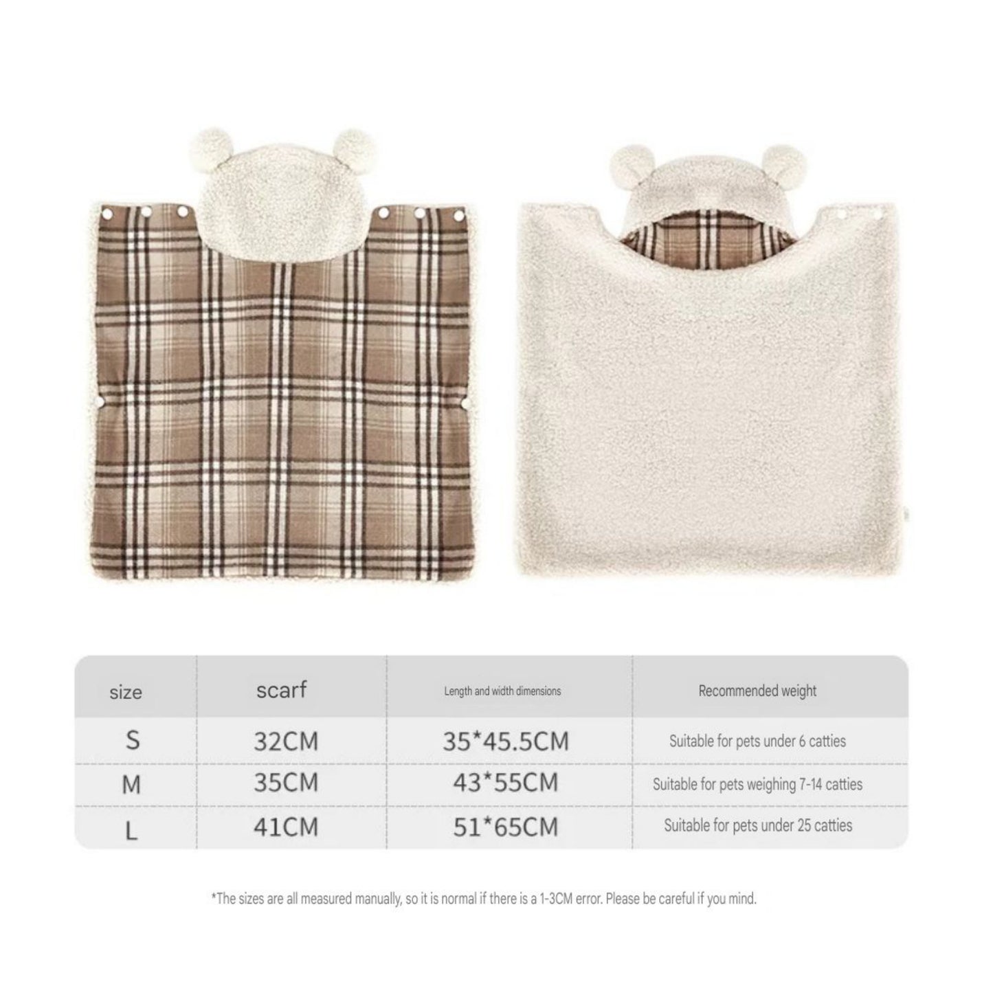 Pet Cape Blanket - PetsLoveStory®
