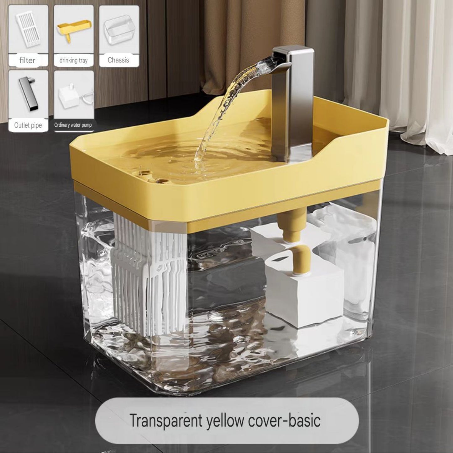 Automatic circulating filtered water dispenser - PetsLoveStory®