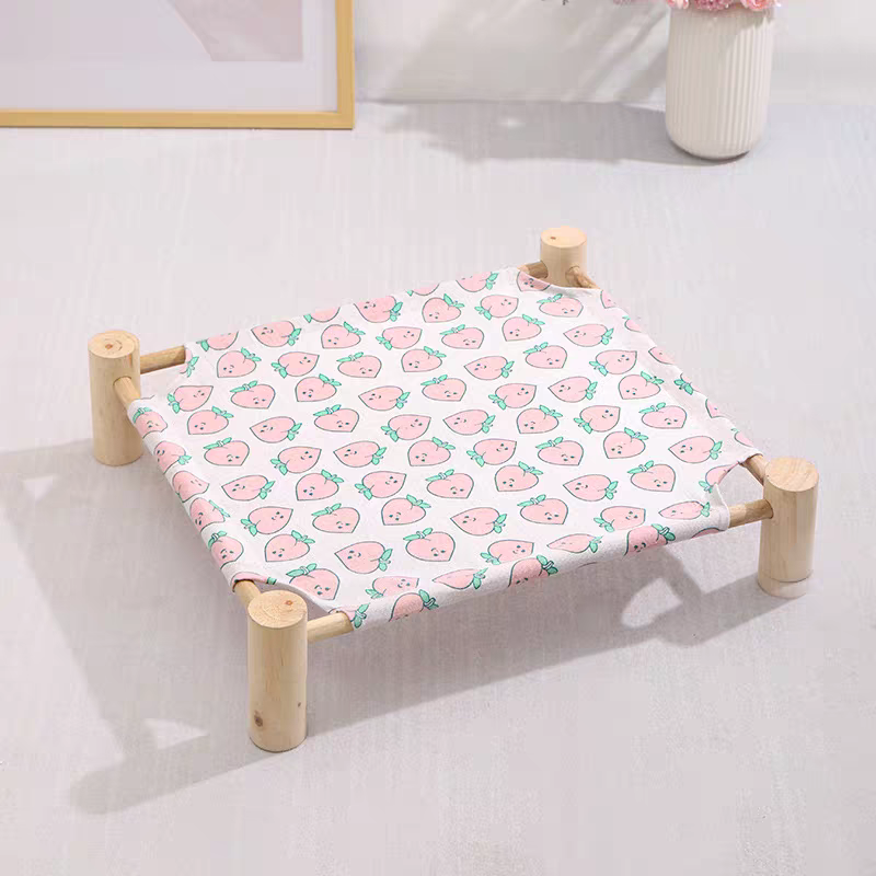 Wooden Cat Camp Bed for summer - PetsLoveStory®