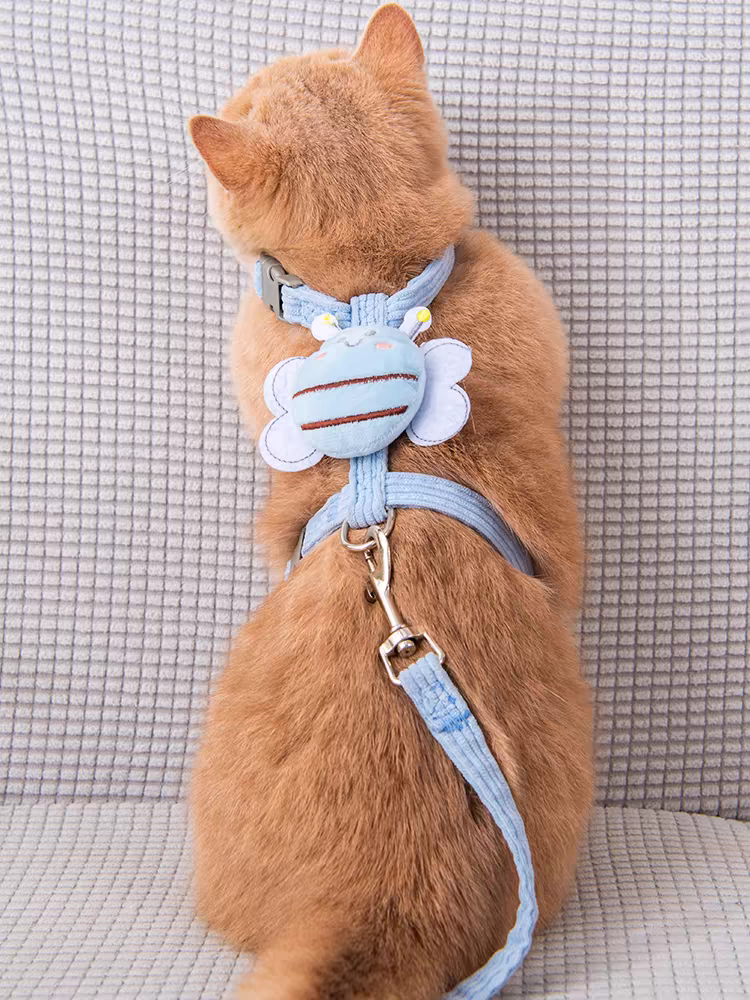 Bee Shape Cat Harness Traction Rope - PetsLoveStory®