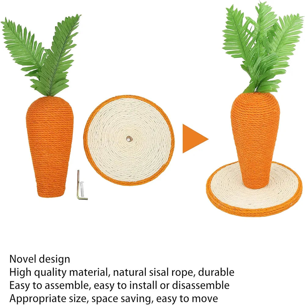 Sisal Climbing Frame Cat Toy Radish - PetsLoveStory®