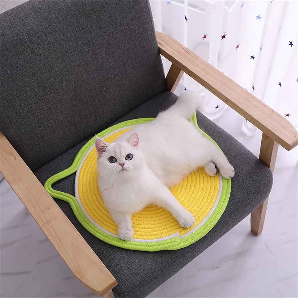Handmade hemp rope cat scratching board - PetsLoveStory®