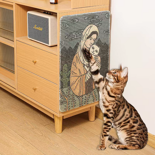 wall decoration painting pet cat claw scratching board - PetsLoveStory®