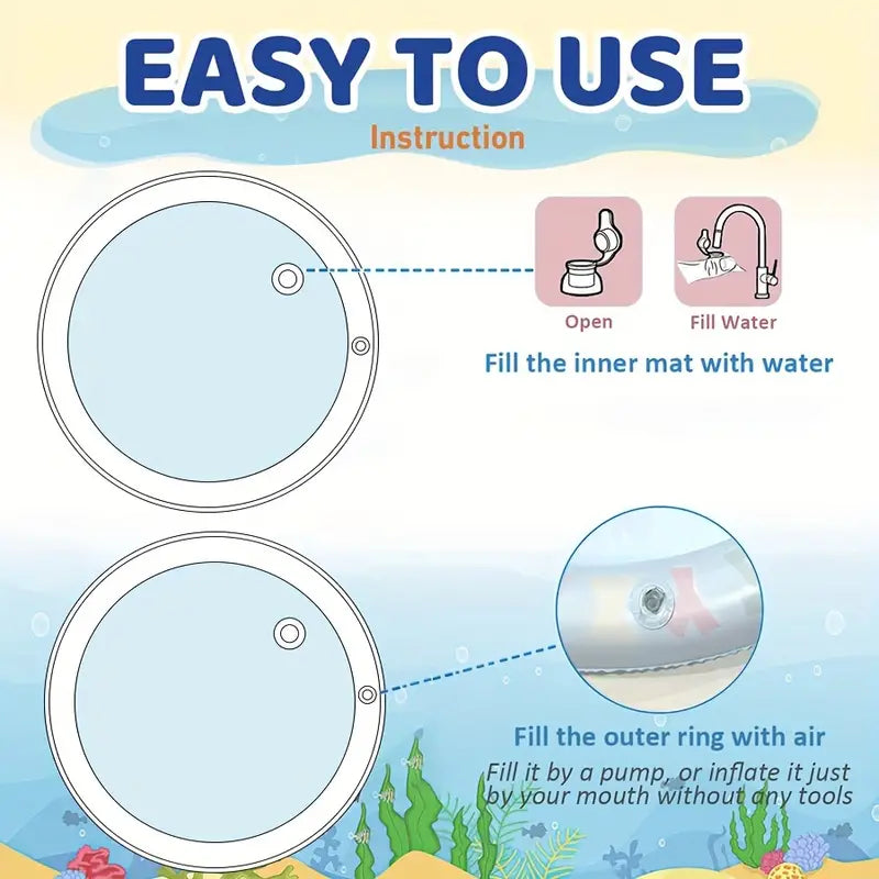 Pet Inflatable Water Play Mat - PetsLoveStory®