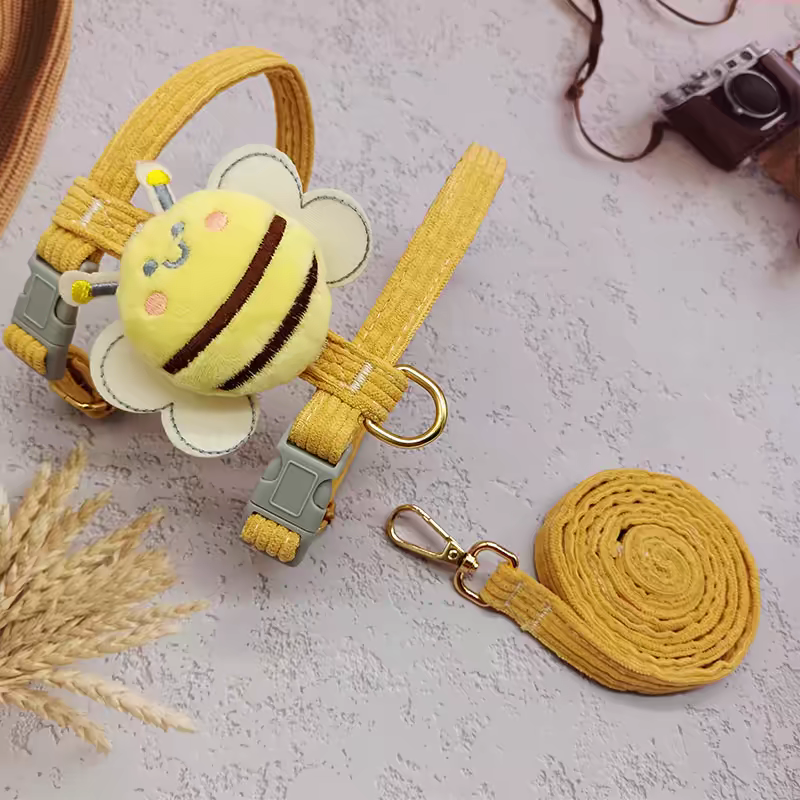 Bee Shape Cat Harness Traction Rope - PetsLoveStory®