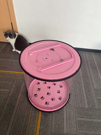 Transparent Cat Walking Roller