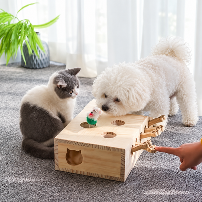 Wooden Whack-a-Mole Pet Game