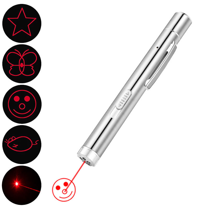 Laser grappige kat Stick Pen licht rotatiepatroon