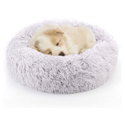 Doghouse plush round pets keep warm in autumn and winter