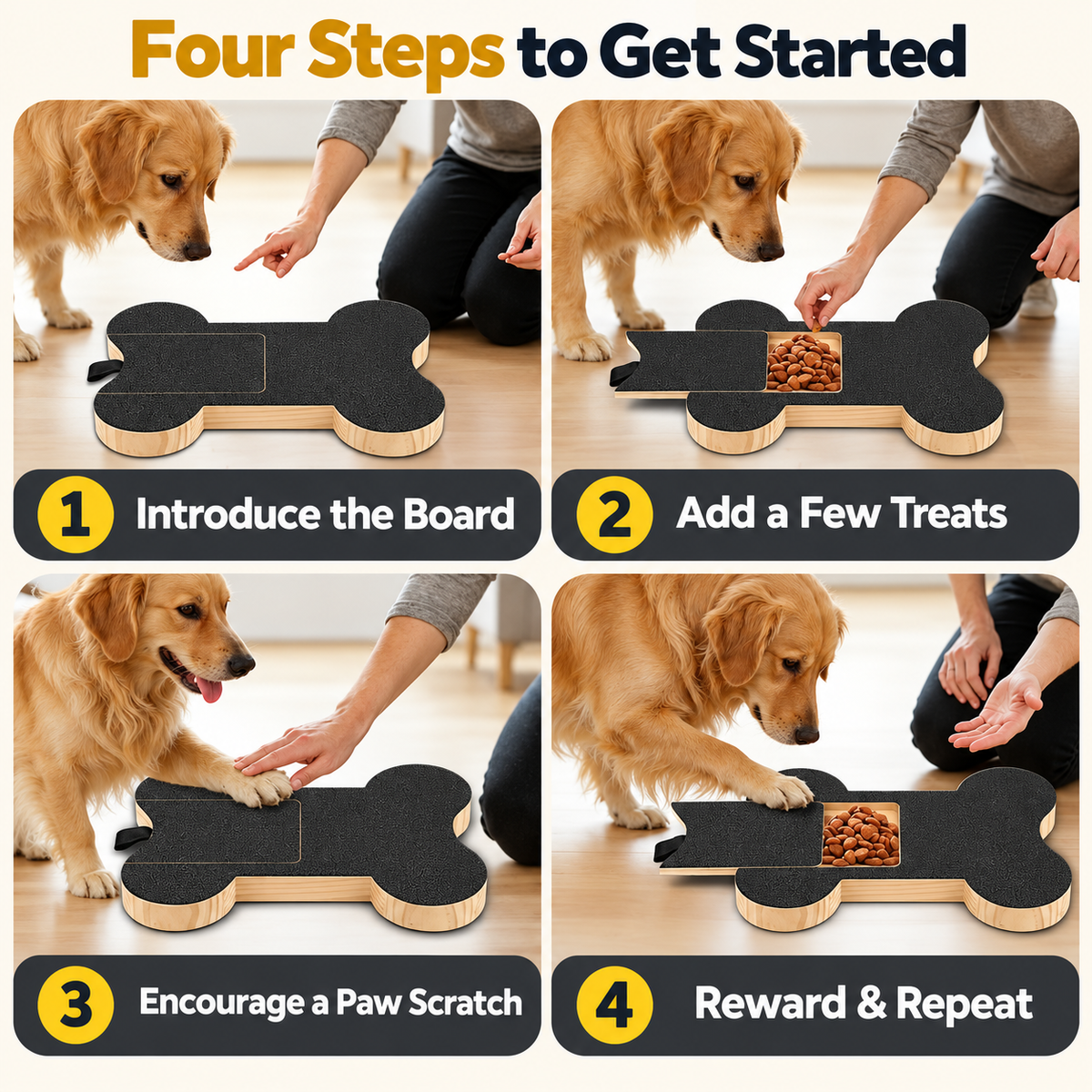 Treat-Reward Dog Scratch Board