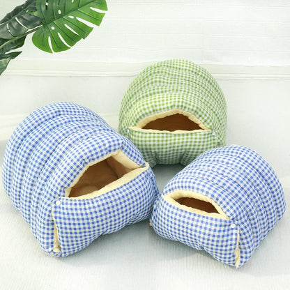 Cama aconchegante estilo caverna com capa removível e lavável