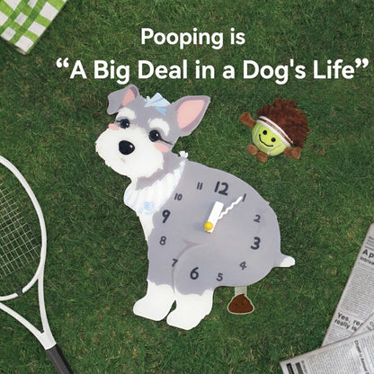 Relógio de parede Popping Puppy