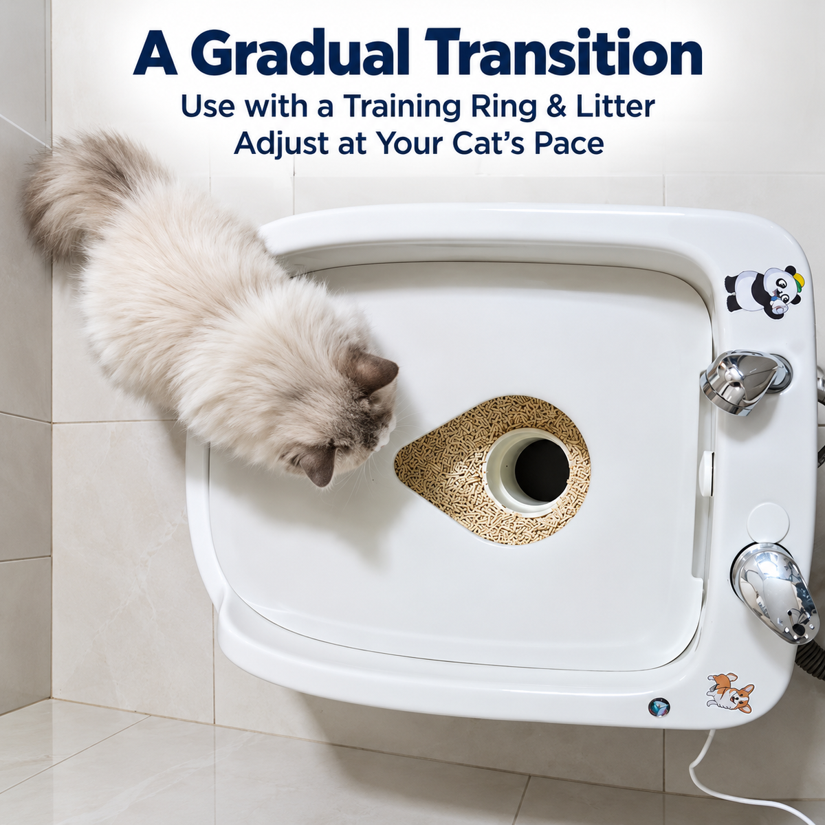 Self-Flushing Cat Toilet