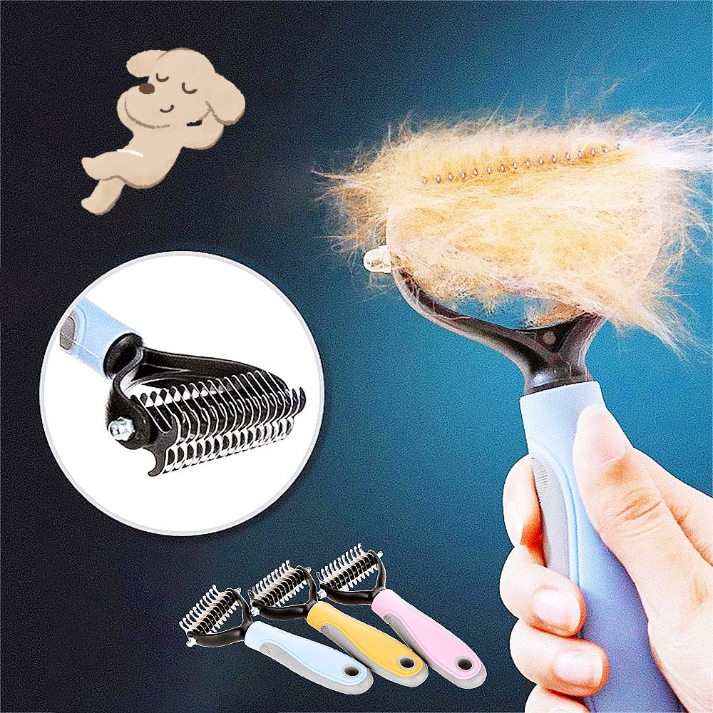 Stainless Double-sided Hair Removal Comb