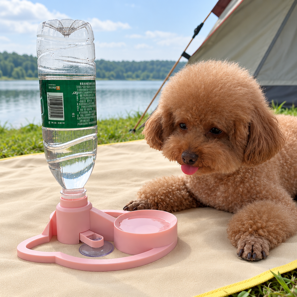 SipAnywhere – Bottle-Top Pet Water Dispenser